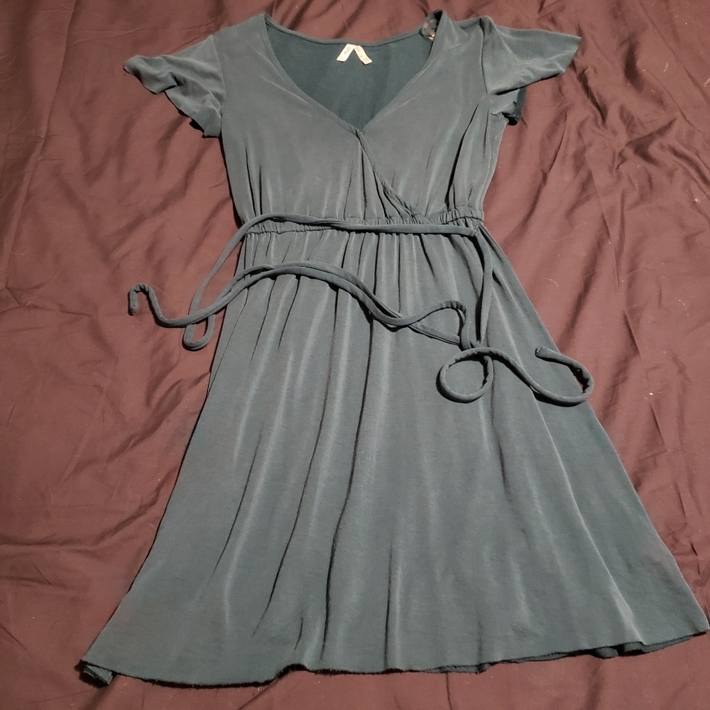 Mudd Jade Green wrap dress